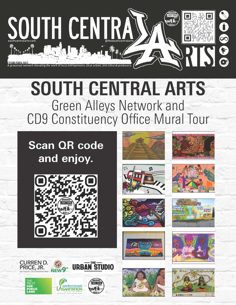 South Central Arts Featured Gallery Flyer and Link